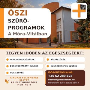 Őszi szűrőprogramok a Móra-Vitálban