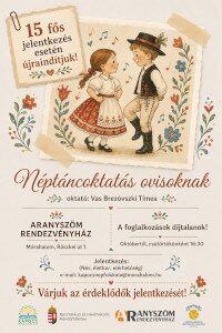 Újraindulhat az ovis néptánc!